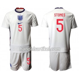 England Stones 5 Kinder Heim Trikotsatz Euro 2020 Kurzarm (+ Kurze Hosen)